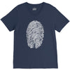 fingerprint V-Neck Tee
