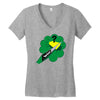 who cut the cheese Women's V-Neck T-Shirt