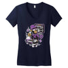 music characters Women's V-Neck T-Shirt