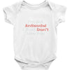 not antisocial Baby Onesie