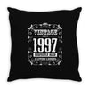 vintage made in 1997 perfectly aged a living legend Throw Pillow
