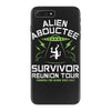 alien abductee survivor tour ufo nerd geek comic funny iPhone 7 Plus Case