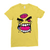 angry zombie Ladies Fitted T-Shirt