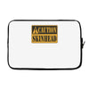 caution skinhead, ideal birthday gift or present Laptop sleeve