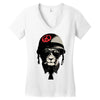 lion Women's V-Neck T-Shirt