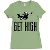 get high Ladies Fitted T-Shirt