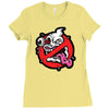 ghost blast Ladies Fitted T-Shirt