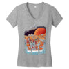 planet x Women's V-Neck T-Shirt