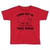 kinda hot in these rhinos Toddler T-shirt