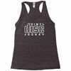 vinyl disc jockey dj Racerback Tank