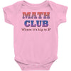 math club hippie hipster Baby Onesie