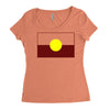 australian aboriginal Women's Triblend Scoop T-shirt