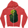pocket raptor Zipper Hoodie