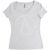 atheist atheism atheismus Women's Triblend Scoop T-shirt