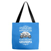 Motorcycles Grandpa Tote Bags