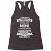 Super Cool Mimi Of A Freaking Awesome Granddaughter Racerback Tank