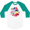 colorful art 3/4 Sleeve Shirt