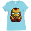 iron man stormtrooper mashup 1 Ladies Fitted T-Shirt