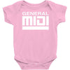 general midi retro Baby Onesie