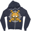 deco gasmask Zipper Hoodie