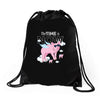 the time is now Drawstring Bags