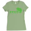 comma chameleon Ladies Fitted T-Shirt