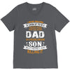 Super Cool Dad Of A Freaking Awesome Son V-Neck Tee