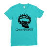 gold Ladies Fitted T-Shirt