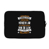 Super Cool Mother In Law Of A Freaking Awesome Son In Law Laptop sleeve