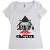 [granma name]proud grandma graduate 2018 Women's Triblend Scoop T-shirt