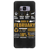Born February Multitasking Problem Solving Tees Samsung Galaxy S8 Plus