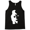 sax player lady face optical illusion Tank Top