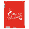 merry christmas flower iPad 3 and 4 Case