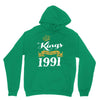 kings are born in 1991 Unisex Hoodie