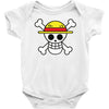 one piece skull Baby Onesie