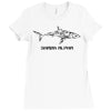 shark alpha Ladies Fitted T-Shirt