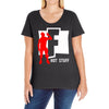 hot stuff batle royal gaming Ladies Curvy T-Shirt