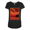 visit mordor Maternity Scoop Neck T-shirt