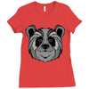 panda zentagle Ladies Fitted T-Shirt