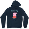 peppa pig sister pig Unisex Hoodie