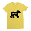 baby bear Ladies Fitted T-Shirt