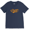 orange V-Neck Tee