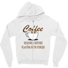 coffee required Zipper Hoodie