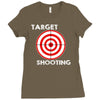 target shooting Ladies Fitted T-Shirt