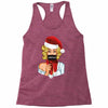 pop art christmas Racerback Tank