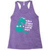 t rex skipped too many arm days Racerback Tank