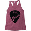 pick jesus bible Racerback Tank