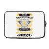 Never Underestimate the Strength of a Childhood Cancer Warrior Laptop sleeve