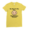 My Mom Is The World's Best Teacher Ladies Fitted T-Shirt