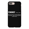 Feminist Noun iPhone 8 Plus
